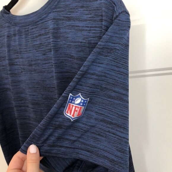 𝅺NIKE Tee NFL THE PATRIOTS the on field apparel dri fit sz lg - Picture 6 of 6